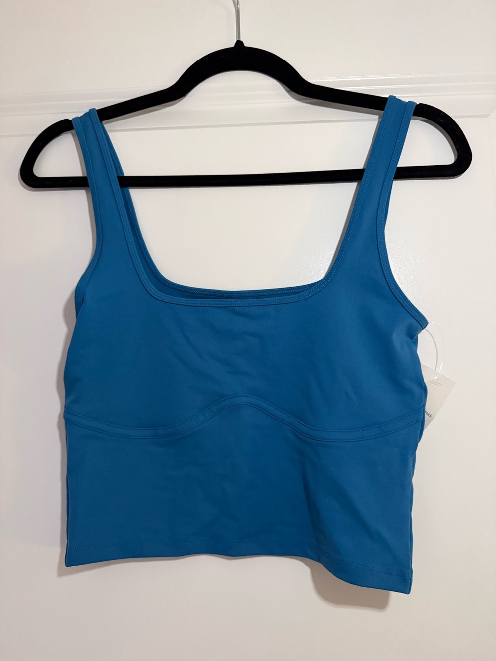 Abercrombie & Fitch Teal Scoop Sports Crop Tank